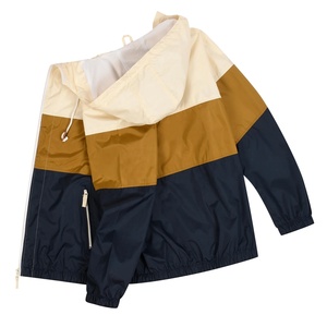 Outdoor Spring Windbreaker <b>Jacket</b> Quick Dry Breathable Hooded 100% Polyester Casual <b>Running</b> Training Wear Custom <b>Men</b> Wholesale - Product Image 4