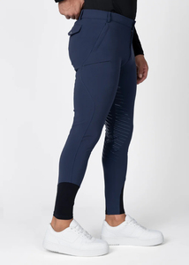 Pantalones de Montar Profesionales para Hombre, Ajustados, Transpirables, de Spandex Elástico con Acabado de Acero Inoxidable, Personalizables para Uso Diario - Product Image 5