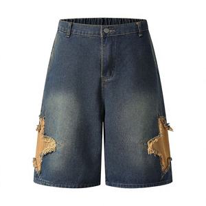 Proveedor de Shorts de Mezclilla para Hombre al por Mayor, Shorts de Mezclilla con Lavado Ácido, Diseño de Bajo sin Rematar para Boutiques de Moda - Product Image 5