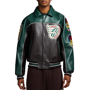 OEM Customized Outdoor Waterproof Avirex Leather <b>Jackets</b> Luxury Custom High Quality Street Wear <b>Men</b> Leather Avirex <b>Jackets</b> - Product Image 3