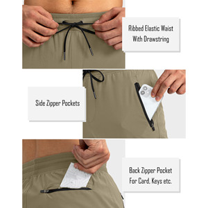 Wholesale New Solid Color Casual Sweatpants Men's <b>Trousers</b> Fashion <b>Elastic</b> <b>Waist</b> & Drawstring Full Length Loose Fit Men's Pants - Product Image 4