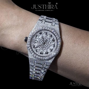Montre en Moissanite pour Homme, Style Hip Hop, Luxe, Robuste, Disponible au Meilleur Prix - Product Image 6
