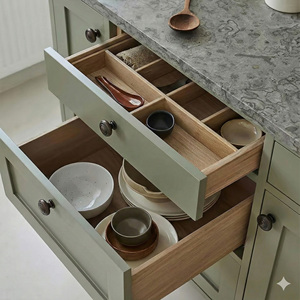 Pomo Redondo Contemporáneo y Duradero de Zinc Ecológico para Cajones de Cocina, Baño, Dormitorio, Sala de Estar y Armario - Product Image 6