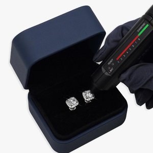925 Sterling Silver Moissanite Freshwater Pearl Hip Hop Stud Earrings Luxury Designer Jewelry High Shine Elegant Sparkling Party - Product Image 6
