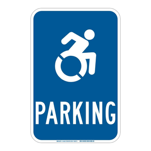 Brady Weather-Resistant Parking Sign for Indoor and Outdoor <b>Roadway</b> Use - Product Image 3