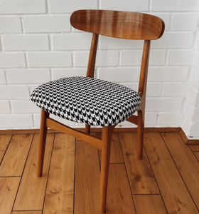 Chaise de salle à manger mi-siècle en bois massif, couleur naturelle, pour la maison et l'hôtel – Offre spéciale - Product Image 5