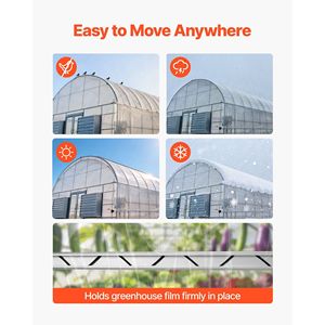 Kit di Fissaggio a Molla per Serra Agricola, 10 Confezioni, Filo Ondulato Rivestito in PVC da 2 m, Lega di Alluminio, Confezione da 2 m Inclusa - Product Image 6