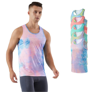 Lightweight Marathon Running Vest Quick Dry Breathable Jersey Cotton/Bamboo Fiber Silk Screen Printing Casual Knitted Unisex - Product Image 1