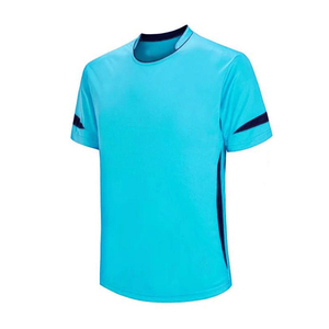 Shorts de sport bleus pour hommes avec panneau latéral orange, taille élastique, évacuation de l'humidité, vêtements de sport d'été, coupe classique - Product Image 3