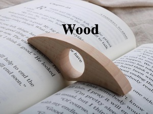 Soporte de Anillo para el Dedo para Leer Libros, Sujetador de Dedos de Madera - Product Image 3