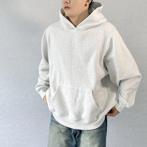 เสื้อฮู้ดดี้ผ้าเทอร์รี่คอตตอนทรงโอเวอร์ไซส์มินิมอลคุณภาพสูงสำหรับผู้ชายและผู้หญิง รุ่นใหม่ - Product Image 1