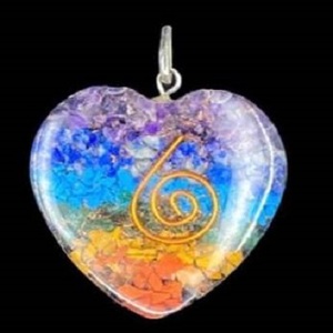 Pendentifs en agate en forme de cœur avec incrustation de fée, style classique fait main, pierres de cristal, artisanat pour la décoration de la maison - Product Image 3