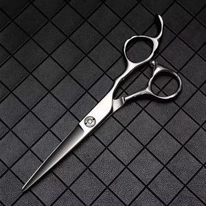 Ciseaux de coiffure professionnels en acier inoxydable 440C, lame tranchante, manche moyen, pour droitiers, usage en salon de coiffure - Product Image 5