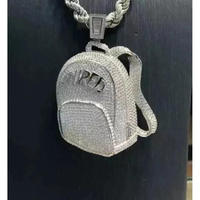 Collar con Colgante Personalizado para Mochila, con Plata de Ley 925 y Acabado de Joyería de Diseño