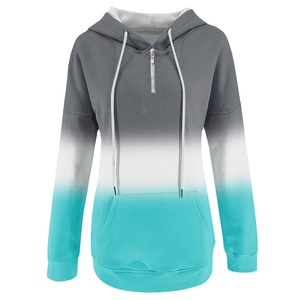 เสื้อมีฮู้ดสำหรับผู้หญิงเสื้อฮู้ดพิมพ์โลโก้แบบสวมหัวสไตล์พิมพ์ซับลิเมชันแบบแขนยาว - Product Image 1