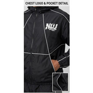 Conjunto de Chaqueta Corta con Cremallera y Pantalones Cortos Deportivos para Mujer, Conjunto de Dos Piezas - Product Image 4