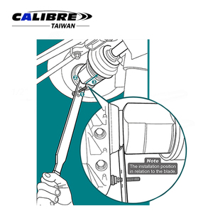 Outil de démontage de levier d'arbre de transmission interne pivotant réglable en acier CALIBRE TAIWAN pour MOTEUR DE VOITURE - Product Image 2