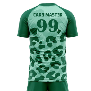 ชุดยูนิฟอร์มฟุตบอลสำหรับผู้ชายชุดเสื้อฟุตบอลและกางเกงขาสั้นมืออาชีพดีไซน์ของคุณระบายอากาศได้ดี - Product Image 6