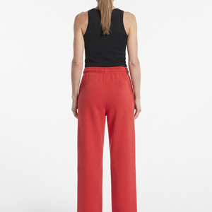 Pantalon de jogging en molleton personnalisé pour femme, coupe large, décontracté, de haute qualité, avec logo personnalisé, respirant, avec cordon de serrage à la taille - Product Image 3