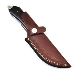 Cuchillo de caza de acero al carbono al por mayor con empuñaduras de Pakkawood, equipo de camping, artículos de caza, cuchillos de bajo precio - Product Image 4