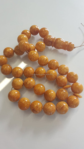 ลูกประคำสีเหลืองอำพัน Majestic tasbih islamic misbaha subha sibha tespih dhikr สำหรับการสวดมนต์และการมุ่งเน้นทางจิตวิญญาณ - Product Image 2