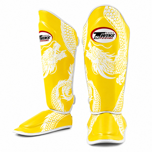 Protège-tibias de Muay Thai et Kickboxing en cuir de vachette véritable camouflage, dernière conception, pour jumeaux, protection des jambes et des pieds MMA, protections d'arts martiaux - Product Image 4