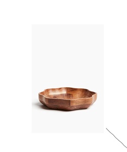 Premium Quality Eco-Friendly Hand Polished Customizable <b>Wooden</b> Serving Bowl for Wedding Catering Events Stylish Restaurant Table - Product Image 1