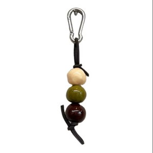 Hot Selling Luxury Minimalist Stainless Steel Keychain Gold <b>Car</b> <b>Key</b> Holder Fashion Bag Charm Handmade Resin Beads Multifunction - Product Image 6