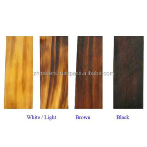 Placa de cuerno de búfalo animal ecológica de la mejor calidad 160*160*6mm que se ofrece en varios colores, incluido blanco claro, marrón, negro y blanco - Product Image 3