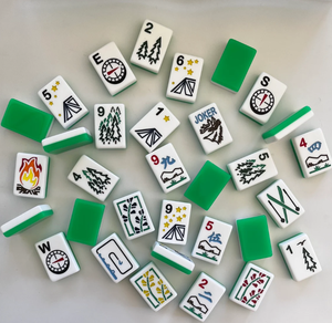 <b>Resin</b> <b>Crafts</b> Mehjong Customizable Printing Patterns Fashion Engraved Design Portable Acrylic American Mahjong Tiles - Product Image 5
