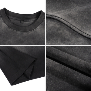 Customized Logo Heavyweight 100% Pure Cotton Box T-Shirt for Men Extra Large Size Shoulder Drop Silk <b>Screen</b> Printing Over-sized - Product Image 5