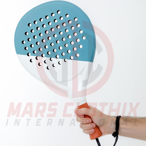 Raqueta de pádel de tamaño estándar para partidos, raquetas de pádel de fibra de carbono de alta calidad, lisas y sin decoración, con todas las tallas disponibles. - Product Image 4