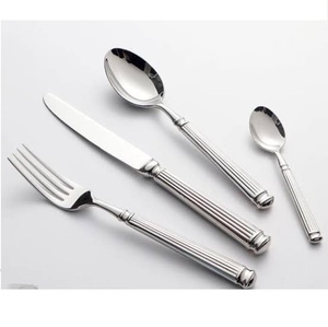 Juego de Cubiertos de Acero Inoxidable de Lujo con Incrustaciones de Hueso, Cubertería Duradera de Níquel para Bodas, Restaurantes y Uso Doméstico - Product Image 4