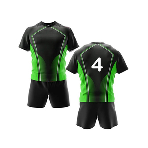 Conjunto de Uniforme de Rugby Personalizado, Ropa Deportiva Profesional de Alta Calidad, Jersey y Pantalones Cortos Transpirables y Duraderos para Entrenamiento y Partido - Product Image 4