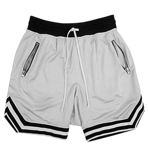 Pantalones Cortos de Baloncesto Retro Personalizados de Alta Calidad con Cierre, Color Rosa, 5 Pulgadas, de Poliéster, para Hombre y Mujer - Product Image 5