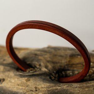Brazalete de Madera Estilo Vintage, Joyería Pulida a Mano para Mujer, Artesanía Natural - Product Image 1