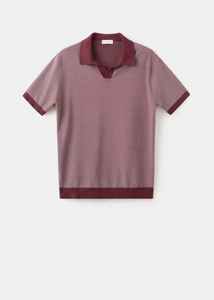 Pull tricoté décontracté pour homme à imprimé golf, mélange polyester/coton, manches courtes, respirant, écologique - Product Image 4