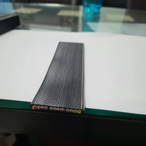 Câble plat festonné basse tension CMK 750V 16 AWG GI, haute flexibilité, transmission de puissance durable, courant nominal 10A pour utilisation en ascenseur - Product Image 1