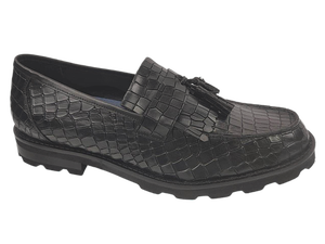 Mocasines Dlords para Hombre, de Cuero Genuino, con Plantilla EVA Acolchada, Forro de Jersey, Suela de Goma Cómoda, para Todas las Temporadas, Color Sólido - Product Image 1