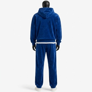 Chándal Deportivo de Invierno para Hombre, con Capucha, Estilo Urbano, de 2 Piezas, Talla Grande, Peso Medio, con Logotipo Personalizado - Product Image 3