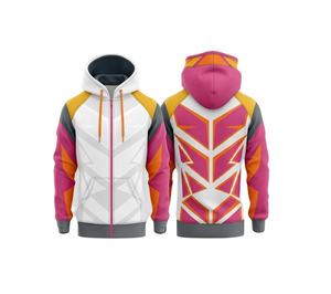 Sudaderas con Capucha Blancas de 400 g/m² con Cierre, Personalizadas con Bordado 3D, Estilo Urbano, Corte Regular, Forro Polar Grueso, para Hombre - Product Image 2