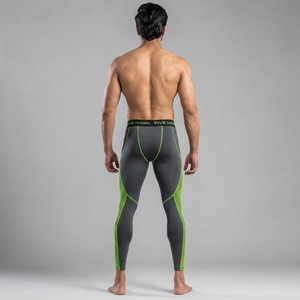Professional men <b>leggings</b> offering premium comfort flexible fit durable <b>stitching</b> and reliable performance for training - Product Image 2
