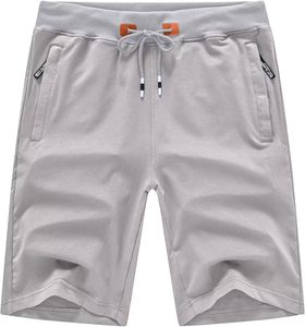 Pantalones Cortos Deportivos para Hombre, de Color Sólido, Secado Rápido, con Cordón Ajustable, Cintura Media, Estilo Deportivo, Azules, de Poliéster - Product Image 4