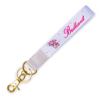 Correa Corta para Llaves, Regalo Promocional, Pulsera para Teléfono Móvil, Correa Personalizada con Sublimación de Doble Cara, Llaveros