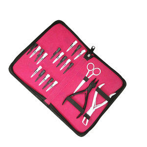 New Design Professional Hair Extension <b>Pliers</b> <b>Set</b> Premium Branded Quality Beading Remover Tool Kit with Luxury Storage Case - Product Image 5