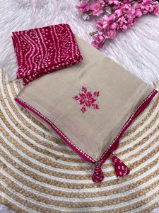 Sari indien de créateur Chinon, best-seller, avec broderie Jari, tenue ethnique, le plus tendance, export, avec blouse exclusive, boutique exclusive - Product Image 3