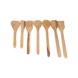 Cuchara de madera con nuevo diseño para cocinar, revolver y servir en la mesa - Product Image 1