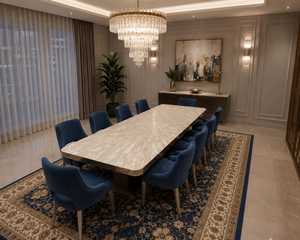 Natural Hardwood <b>Epoxy</b> Resin River <b>Table</b> Handmade Live Edge Wooden Dining <b>Table</b> Custom Furniture for Luxury Home Restaurant - Product Image 6