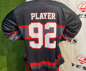 Tenue de hockey sur glace à prix de gros, uniforme de hockey sur glace entièrement personnalisé, nouveau design, uniforme de hockey sur glace pour hommes, service OEM - Product Image 5