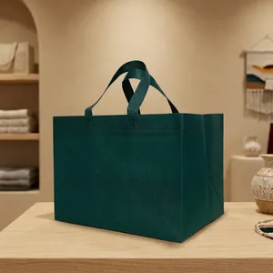 Bolsas de Panadería Reutilizables Personalizadas con Sellado Térmico y Logotipo Serigrafiado, Bolsas Importadas de Tela No Tejida de Indonesia - Product Image 3